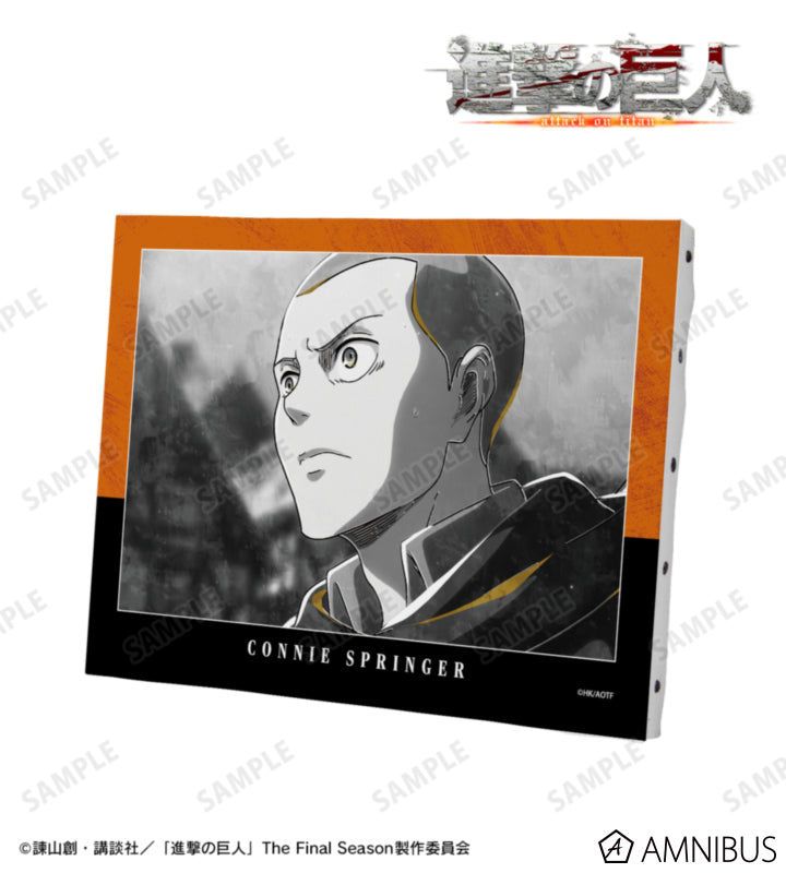 Attack on Titan Ani-Art BLACK LABEL Vol. 3 - F0 Canvas Boards Connie Springer, official product view 1