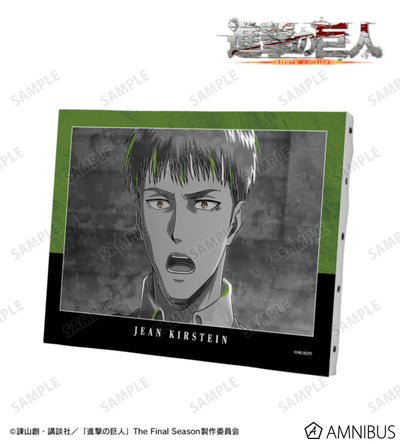 Attack on Titan Ani-Art BLACK LABEL Vol. 3 - F0 Canvas Boards Jean Kirstein, official product view 1