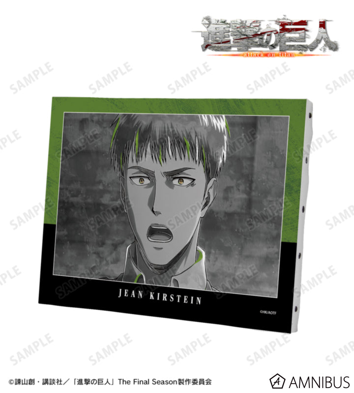 Attack on Titan Ani-Art BLACK LABEL Vol. 3 - F0 Canvas Boards Jean Kirstein, official product view 1
