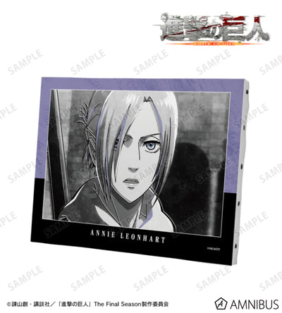 Attack on Titan Ani-Art BLACK LABEL Vol. 3 - F0 Canvas Boards Annie Leonhart, official product view 1