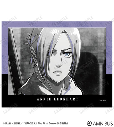 Attack on Titan Ani-Art BLACK LABEL Vol. 3 - F0 Canvas Boards Annie Leonhart, official product view 2