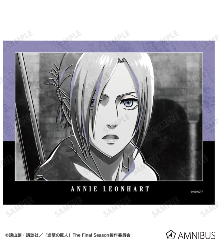 Attack on Titan Ani-Art BLACK LABEL Vol. 3 - F0 Canvas Boards Annie Leonhart, official product view 2