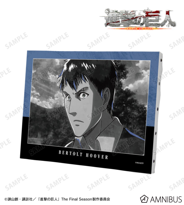 Attack on Titan Ani-Art BLACK LABEL Vol. 3 - F0 Canvas Boards Bertolt Hoover, official product view 1