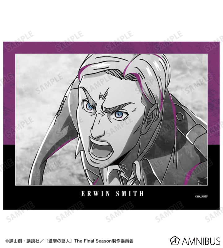 Attack on Titan Ani-Art BLACK LABEL Vol. 3 - F0 Canvas Boards Erwin Smith, official product view 2
