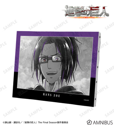 Attack on Titan Ani-Art BLACK LABEL Vol. 3 - F0 Canvas Boards Hange Zoe, official product view 1