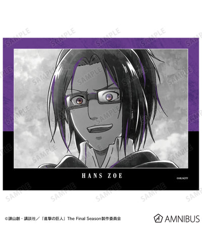Attack on Titan Ani-Art BLACK LABEL Vol. 3 - F0 Canvas Boards Hange Zoe, official product view 2
