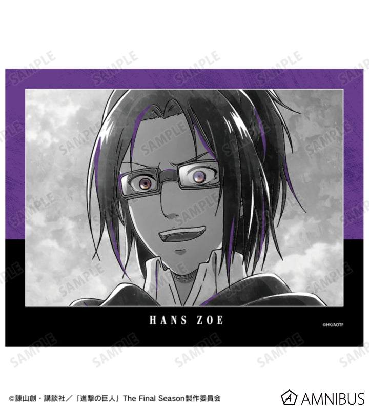 Attack on Titan Ani-Art BLACK LABEL Vol. 3 - F0 Canvas Boards Hange Zoe, official product view 2