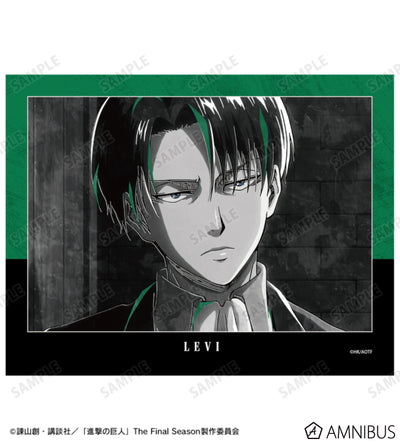 Attack on Titan Ani-Art BLACK LABEL Vol. 3 - F0 Canvas Boards Levi Ackerman, official product view 2
