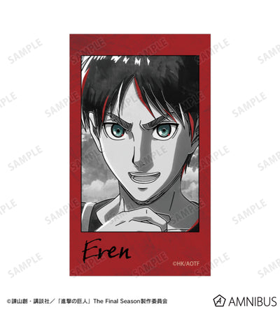 Attack on Titan Ani-Art BLACK LABEL Vol. 3 - Two-Piece Ani-Frame Card Sets Eren Yeager, official product view 2
