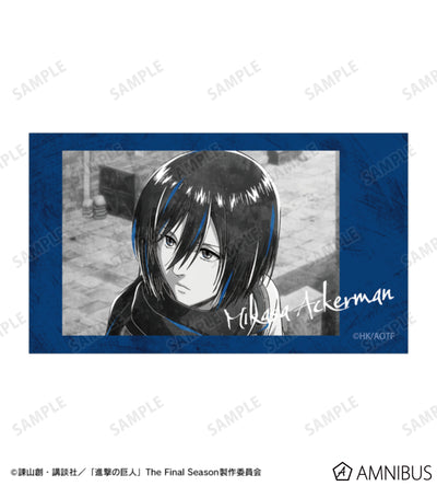 Attack on Titan Ani-Art BLACK LABEL Vol. 3 - Two-Piece Ani-Frame Card Sets Mikasa Ackerman, official product view 3