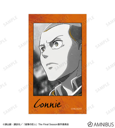 Attack on Titan Ani-Art BLACK LABEL Vol. 3 - Two-Piece Ani-Frame Card Sets Connie Springer, official product view 2