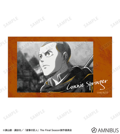 Attack on Titan Ani-Art BLACK LABEL Vol. 3 - Two-Piece Ani-Frame Card Sets Connie Springer, official product view 3