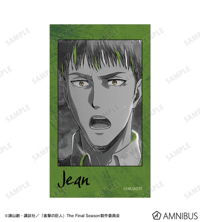 Attack on Titan Ani-Art BLACK LABEL Vol. 3 - Two-Piece Ani-Frame Card Sets Jean Kirstein, official product view 2