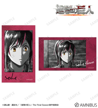 Attack on Titan Ani-Art BLACK LABEL Vol. 3 - Two-Piece Ani-Frame Card Sets Sasha Braus, official product view 1