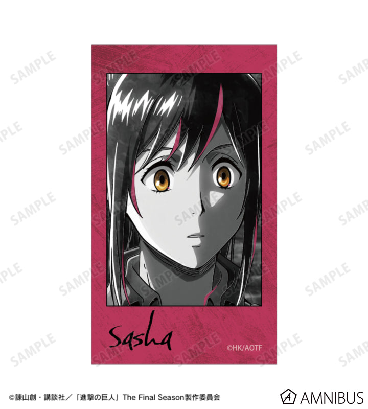 Attack on Titan Ani-Art BLACK LABEL Vol. 3 - Two-Piece Ani-Frame Card Sets Sasha Braus, official product view 2