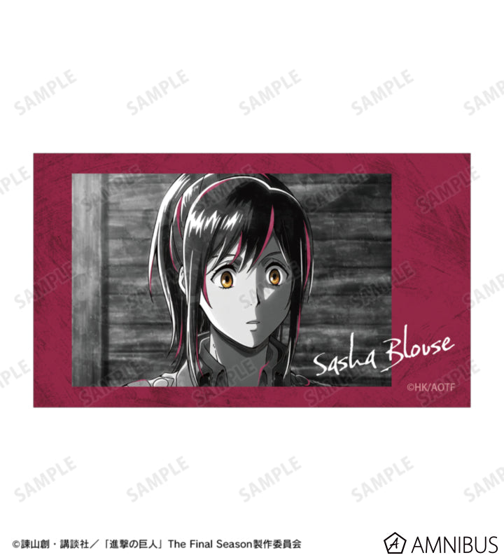 Attack on Titan Ani-Art BLACK LABEL Vol. 3 - Two-Piece Ani-Frame Card Sets Sasha Braus, official product view 3