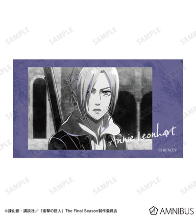 Attack on Titan Ani-Art BLACK LABEL Vol. 3 - Two-Piece Ani-Frame Card Sets Annie Leonhart, official product view 3