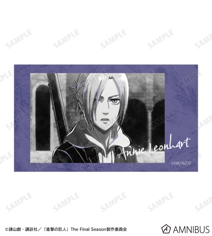 Attack on Titan Ani-Art BLACK LABEL Vol. 3 - Two-Piece Ani-Frame Card Sets Annie Leonhart, official product view 3