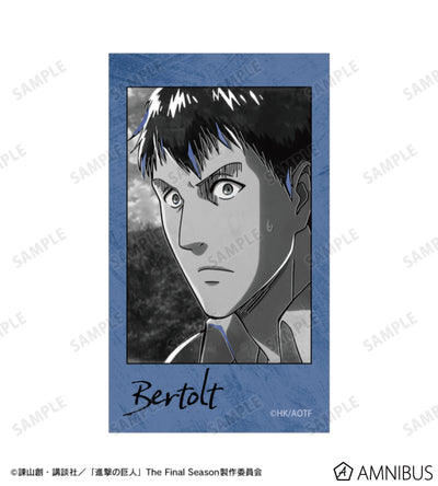 Attack on Titan Ani-Art BLACK LABEL Vol. 3 - Two-Piece Ani-Frame Card Sets Bertolt Hoover, official product view 2