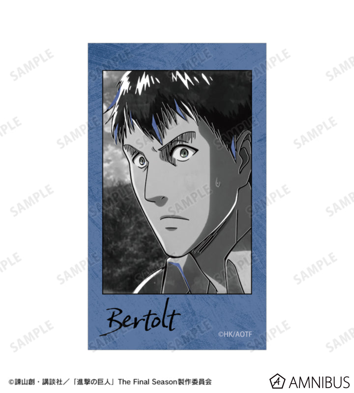Attack on Titan Ani-Art BLACK LABEL Vol. 3 - Two-Piece Ani-Frame Card Sets Bertolt Hoover, official product view 2