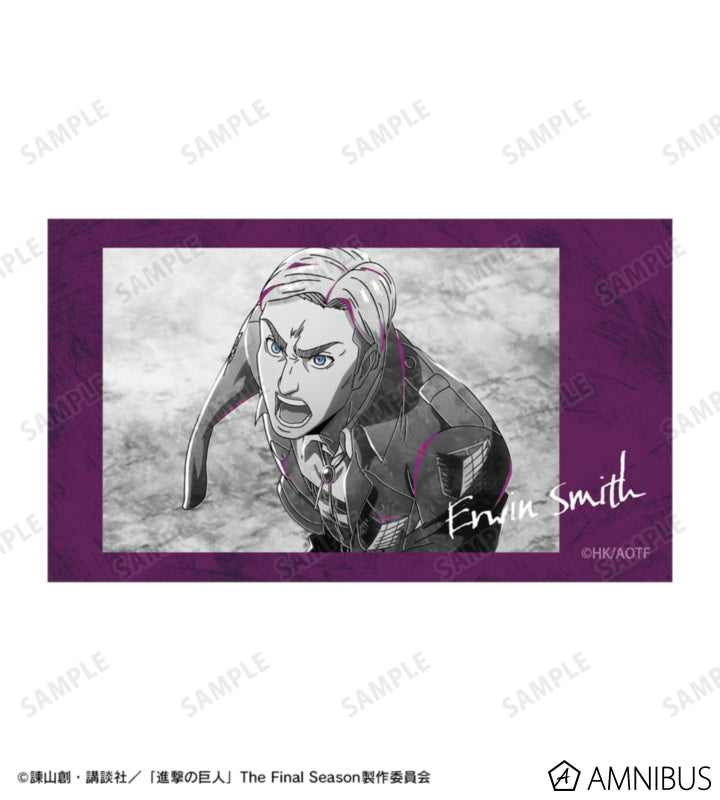 Attack on Titan Ani-Art BLACK LABEL Vol. 3 - Two-Piece Ani-Frame Card Sets Erwin Smith, official product view 3