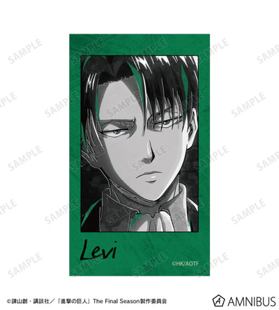 Attack on Titan Ani-Art BLACK LABEL Vol. 3 - Two-Piece Ani-Frame Card Sets Levi Ackerman, official product view 2