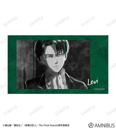 Attack on Titan Ani-Art BLACK LABEL Vol. 3 - Two-Piece Ani-Frame Card Sets Levi Ackerman, official product view 3
