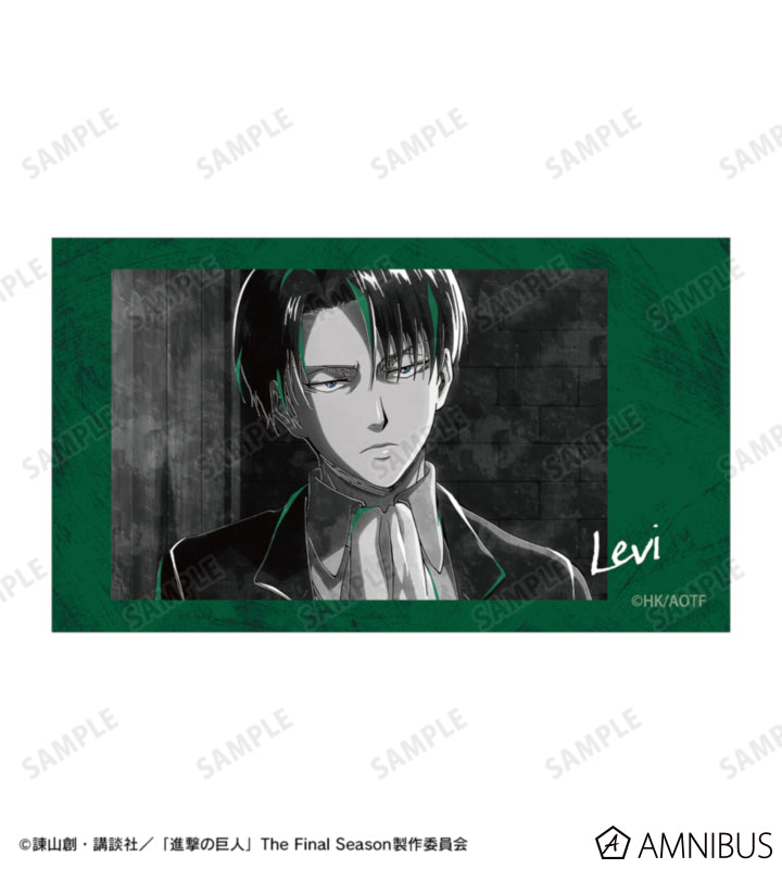 Attack on Titan Ani-Art BLACK LABEL Vol. 3 - Two-Piece Ani-Frame Card Sets Levi Ackerman, official product view 3