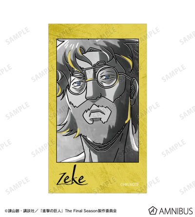 Attack on Titan Ani-Art BLACK LABEL Vol. 3 - Two-Piece Ani-Frame Card Sets Zeke Yeager, official product view 2