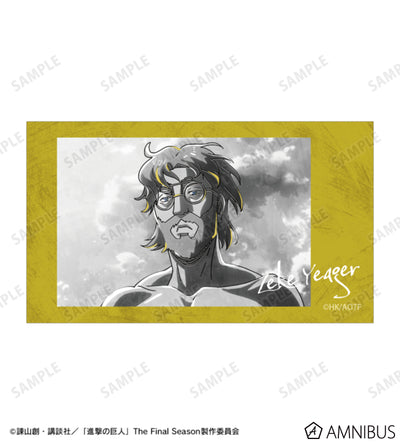 Attack on Titan Ani-Art BLACK LABEL Vol. 3 - Two-Piece Ani-Frame Card Sets Zeke Yeager, official product view 3