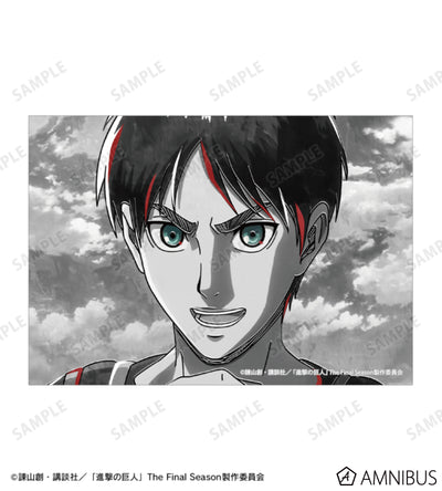 Attack on Titan Ani-Art BLACK LABEL Vol. 3 - Two-Piece Bromide Print Sets Eren Yeager, official product view 2