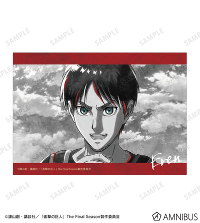 Attack on Titan Ani-Art BLACK LABEL Vol. 3 - Two-Piece Bromide Print Sets Eren Yeager, official product view 3