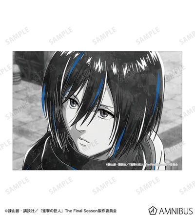 Attack on Titan Ani-Art BLACK LABEL Vol. 3 - Two-Piece Bromide Print Sets Mikasa Ackerman, official product view 2