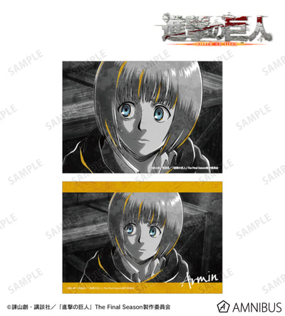 Attack on Titan Ani-Art BLACK LABEL Vol. 3 - Two-Piece Bromide Print Sets Armin Arlert, official product view 1