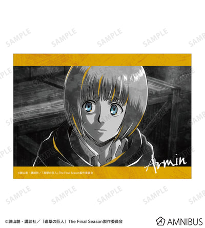 Attack on Titan Ani-Art BLACK LABEL Vol. 3 - Two-Piece Bromide Print Sets Armin Arlert, official product view 3