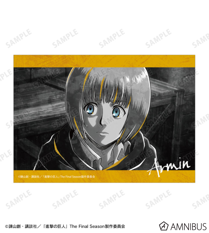 Attack on Titan Ani-Art BLACK LABEL Vol. 3 - Two-Piece Bromide Print Sets Armin Arlert, official product view 3