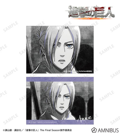 Attack on Titan Ani-Art BLACK LABEL Vol. 3 - Two-Piece Bromide Print Sets Annie Leonhart, official product view 1
