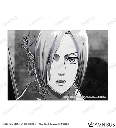 Attack on Titan Ani-Art BLACK LABEL Vol. 3 - Two-Piece Bromide Print Sets Annie Leonhart, official product view 2