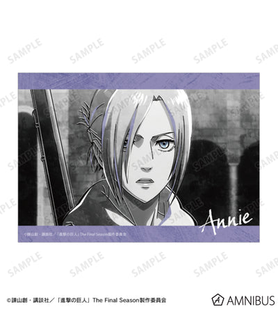 Attack on Titan Ani-Art BLACK LABEL Vol. 3 - Two-Piece Bromide Print Sets Annie Leonhart, official product view 3