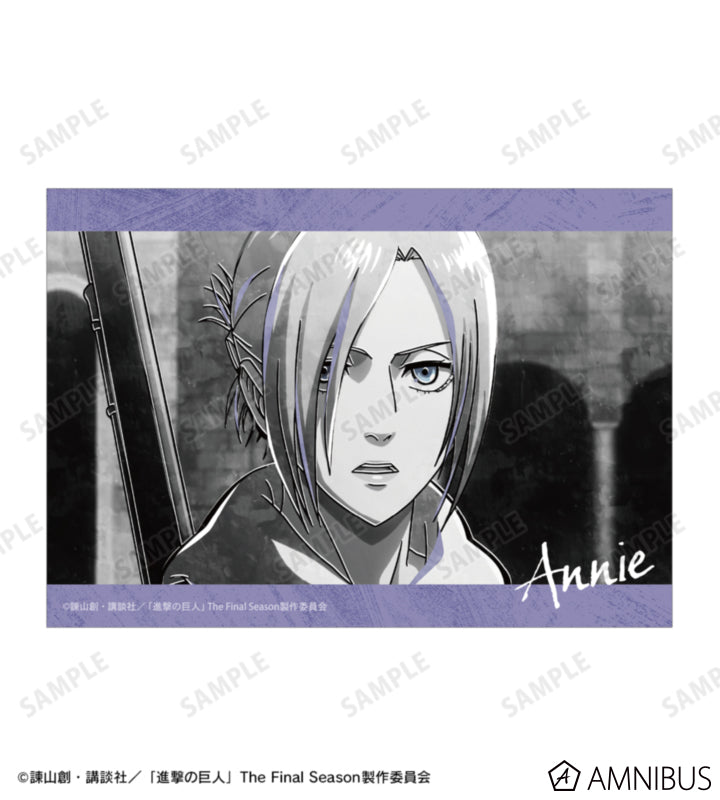Attack on Titan Ani-Art BLACK LABEL Vol. 3 - Two-Piece Bromide Print Sets Annie Leonhart, official product view 3