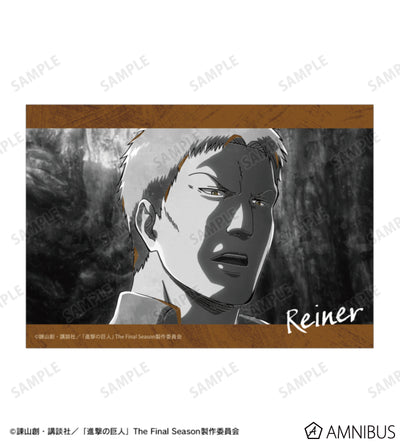 Attack on Titan Ani-Art BLACK LABEL Vol. 3 - Two-Piece Bromide Print Sets Reiner Braun, official product view 3