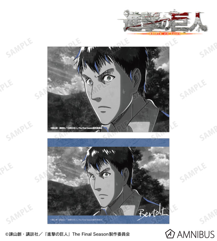 Attack on Titan Ani-Art BLACK LABEL Vol. 3 - Two-Piece Bromide Print Sets Bertolt Hoover, official product view 1
