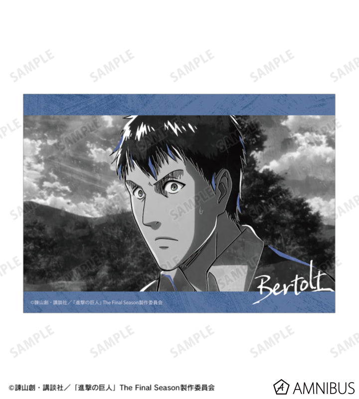 Attack on Titan Ani-Art BLACK LABEL Vol. 3 - Two-Piece Bromide Print Sets Bertolt Hoover, official product view 3