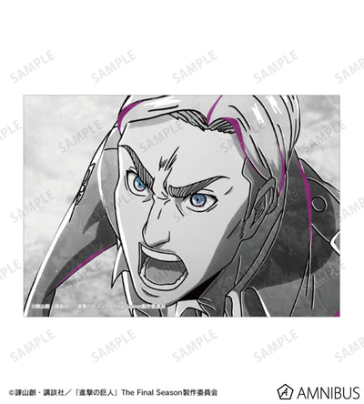 Attack on Titan Ani-Art BLACK LABEL Vol. 3 - Two-Piece Bromide Print Sets Erwin Smith, official product view 2