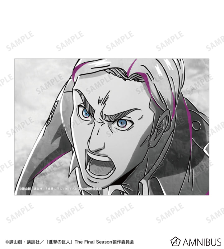 Attack on Titan Ani-Art BLACK LABEL Vol. 3 - Two-Piece Bromide Print Sets Erwin Smith, official product view 2
