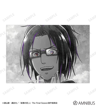 Attack on Titan Ani-Art BLACK LABEL Vol. 3 - Two-Piece Bromide Print Sets Hange Zoe, official product view 2
