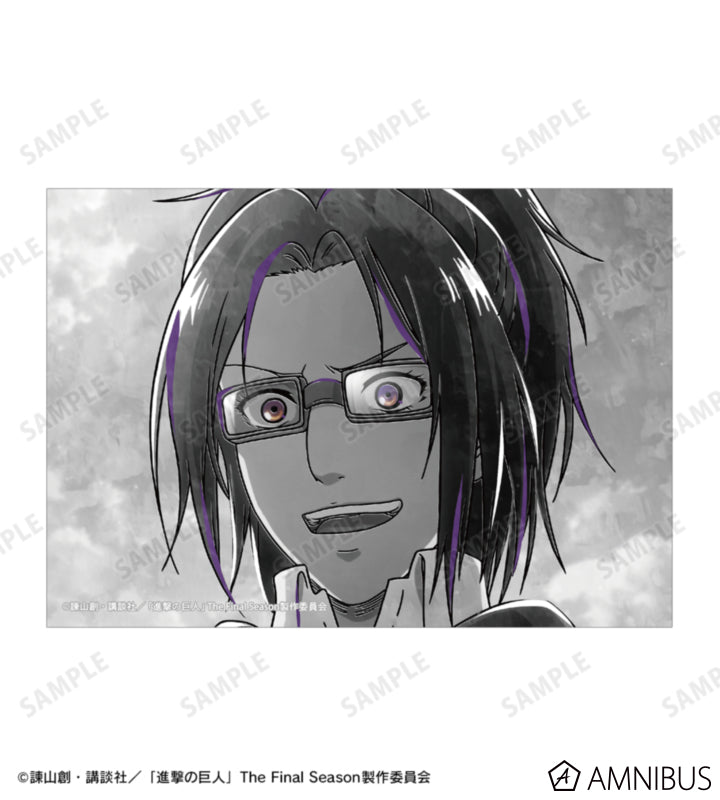 Attack on Titan Ani-Art BLACK LABEL Vol. 3 - Two-Piece Bromide Print Sets Hange Zoe, official product view 2