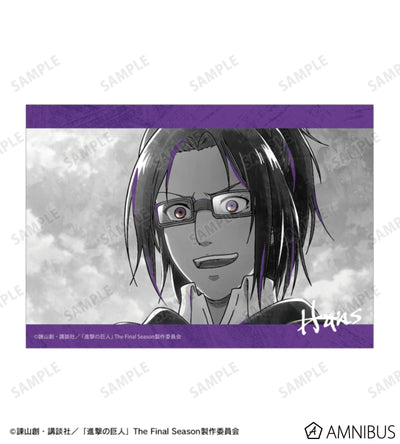 Attack on Titan Ani-Art BLACK LABEL Vol. 3 - Two-Piece Bromide Print Sets Hange Zoe, official product view 3