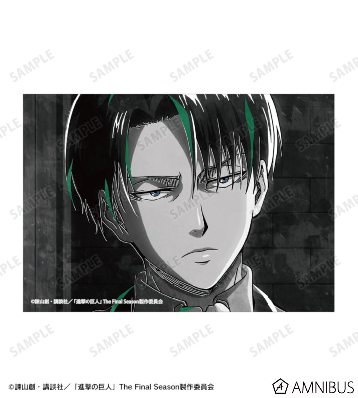 Attack on Titan Ani-Art BLACK LABEL Vol. 3 - Two-Piece Bromide Print Sets Levi Ackerman, official product view 2