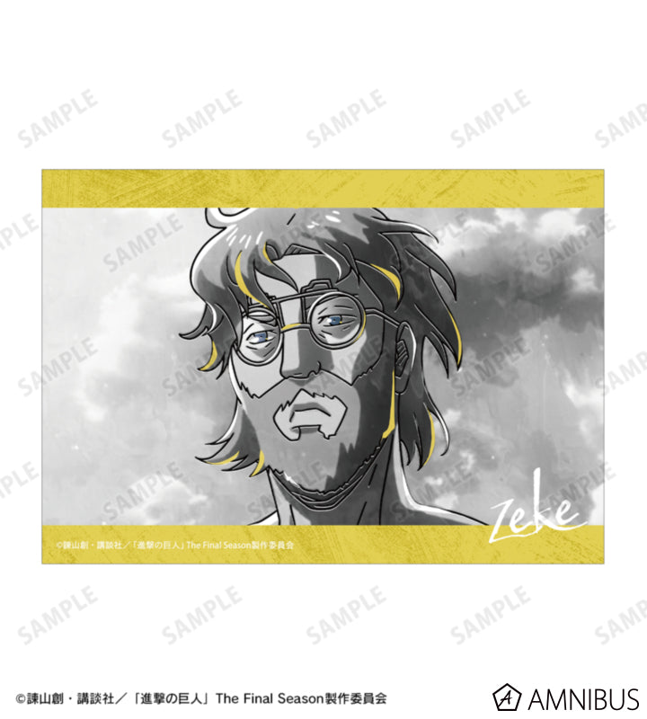 Attack on Titan Ani-Art BLACK LABEL Vol. 3 - Two-Piece Bromide Print Sets Zeke Yeager, official product view 3